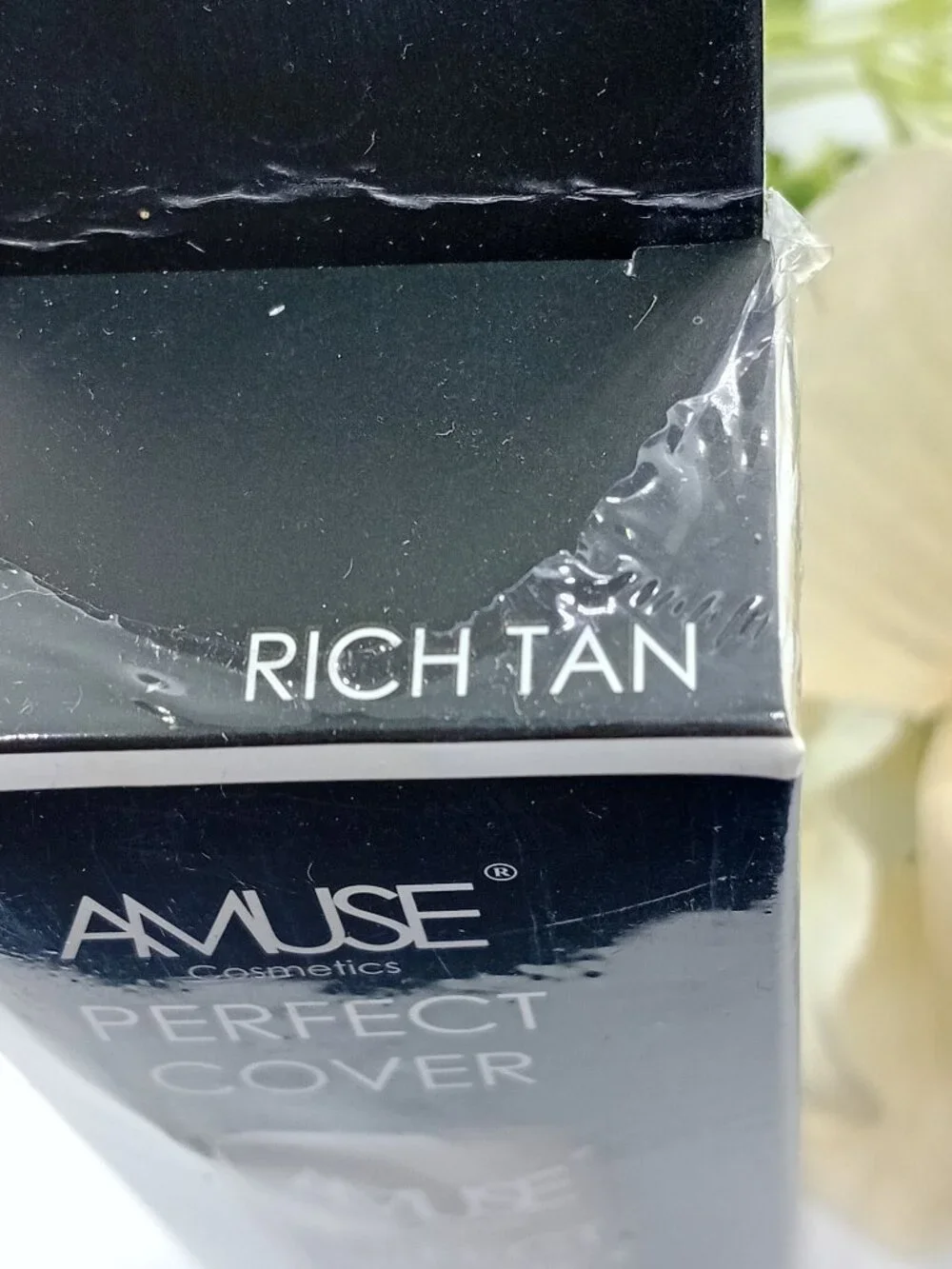 Amuse Cosmetics Perfect Cover Foundation Rich Tan Matte Coverage New Sealed